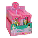 Lip Gloss & Charm Set