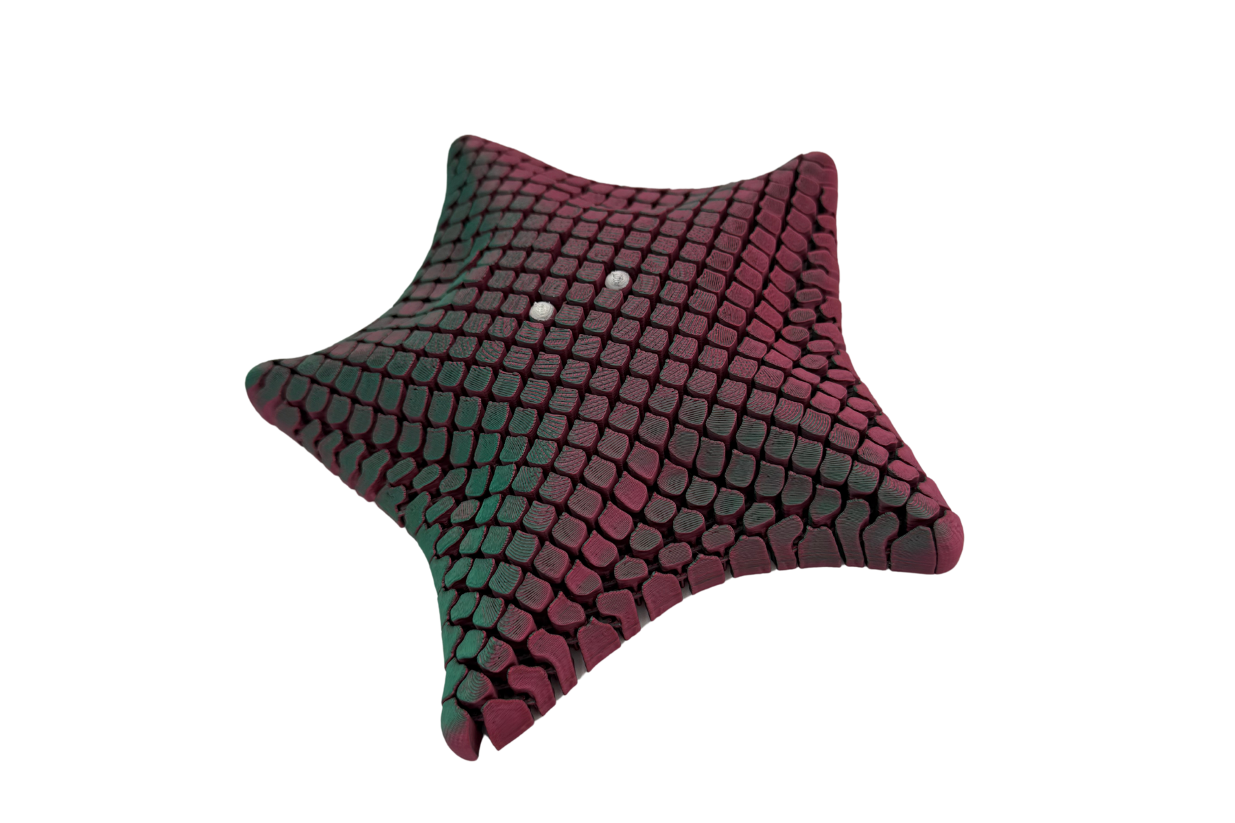 Colorful articulated starfish fidget toy by pyegames with flexible limbs for stress relief and sensory play.