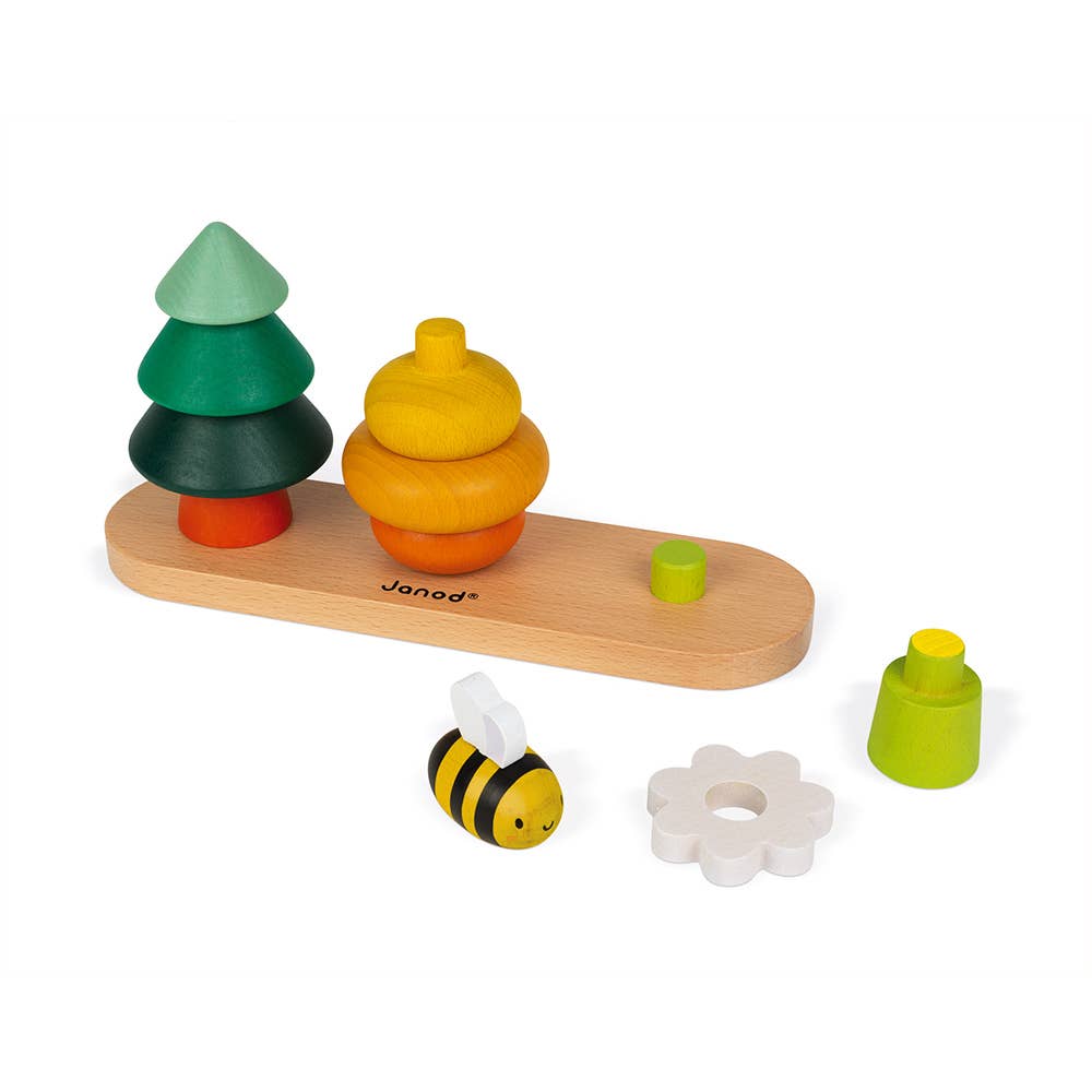 Forest Stacker Toy Pieces