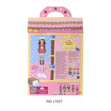 Lottie Dolls Pandora's Box doll with colorful costume and detailed face, showcasing a whimsical character from the Lottie Dolls collection.