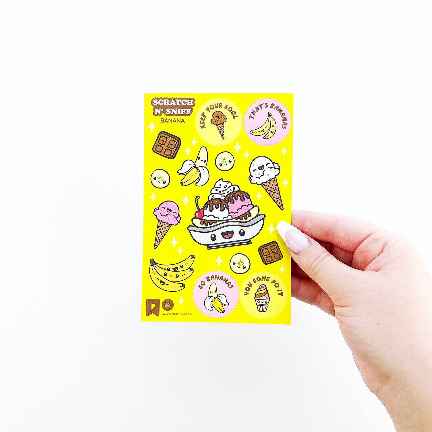 Pipsticks Split Decision Scratch 'n Sniff Stickers - Toy Polloi