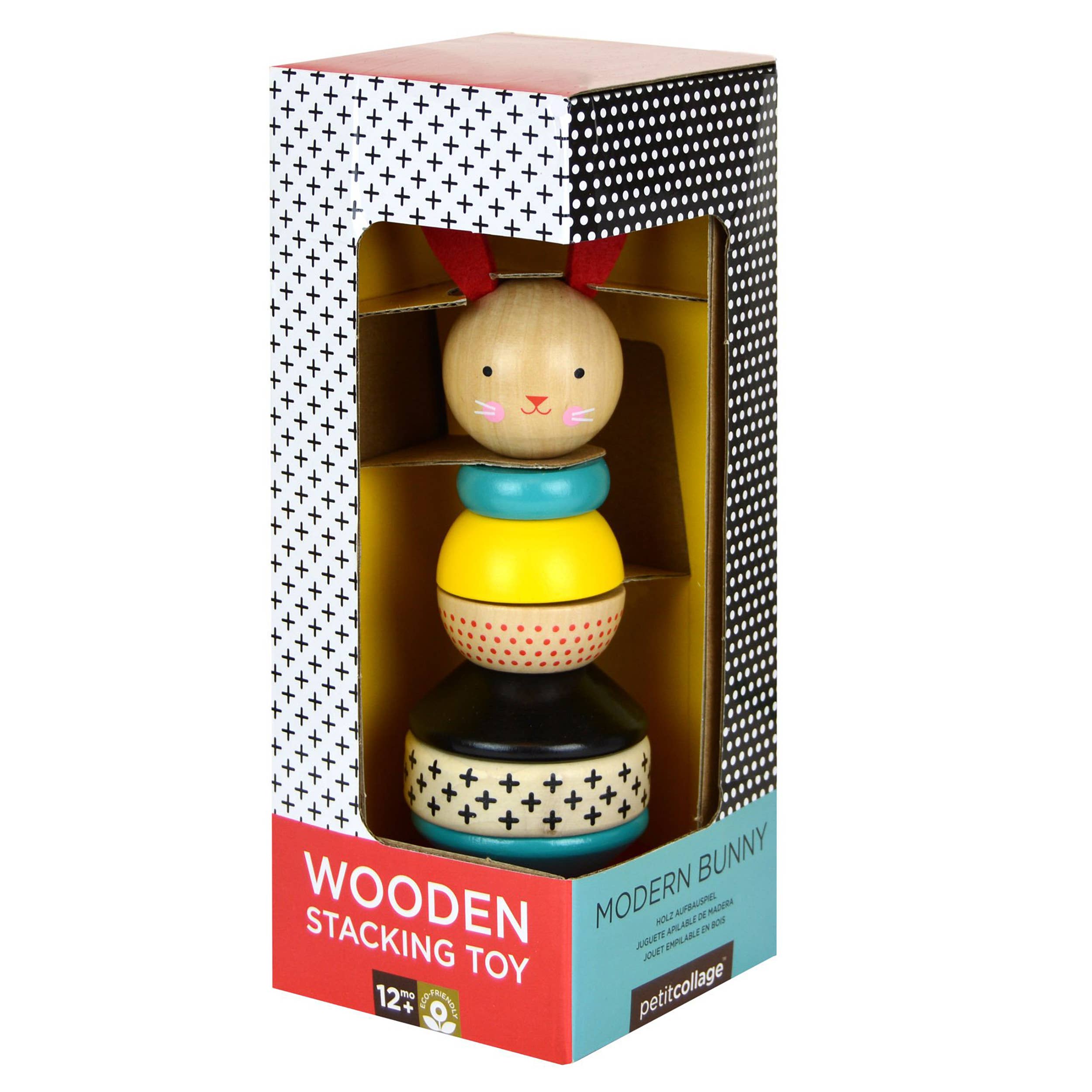 Wooden Rabbit Stacker Toy - Toy Polloi
