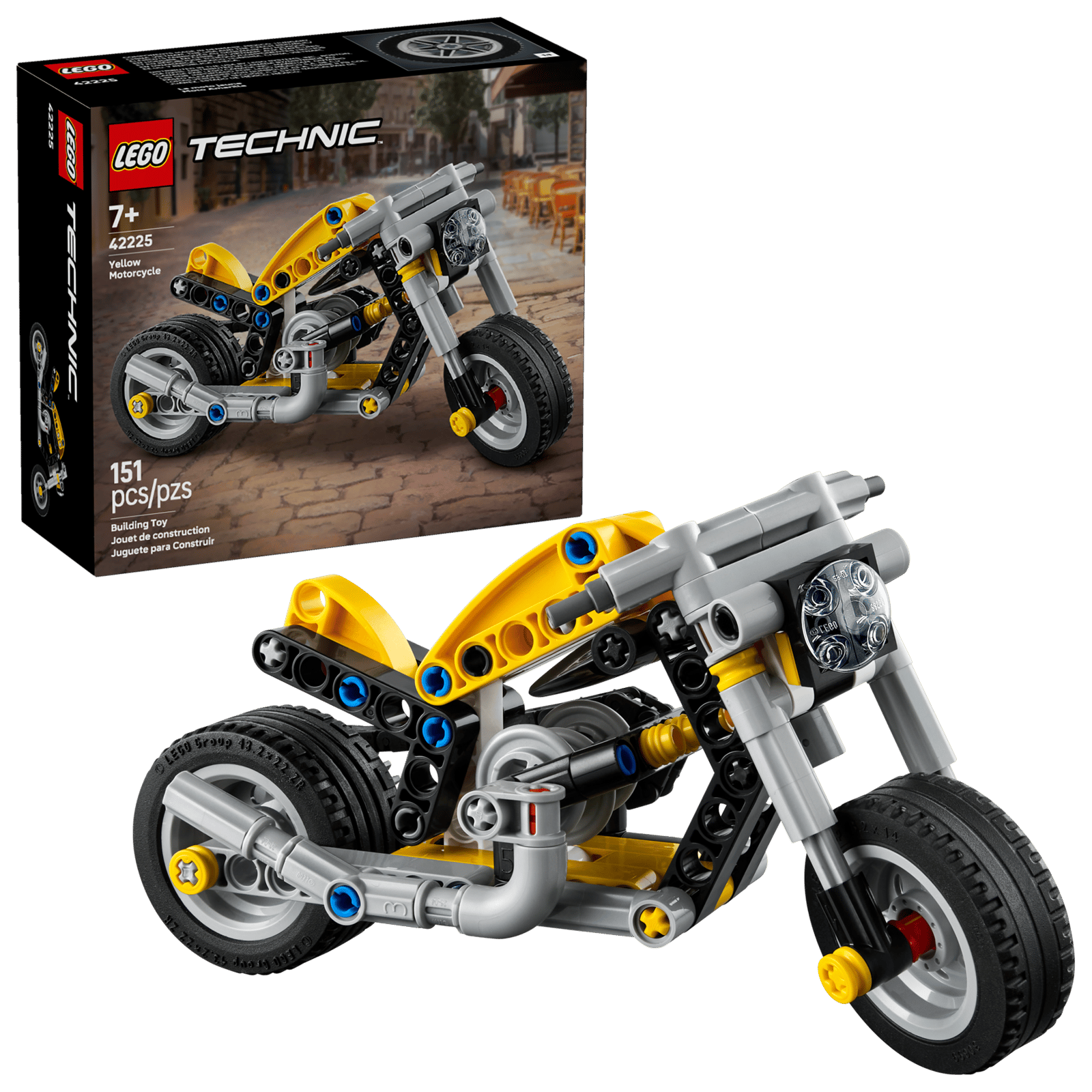 LEGO™ Technic Yellow Motorcycle