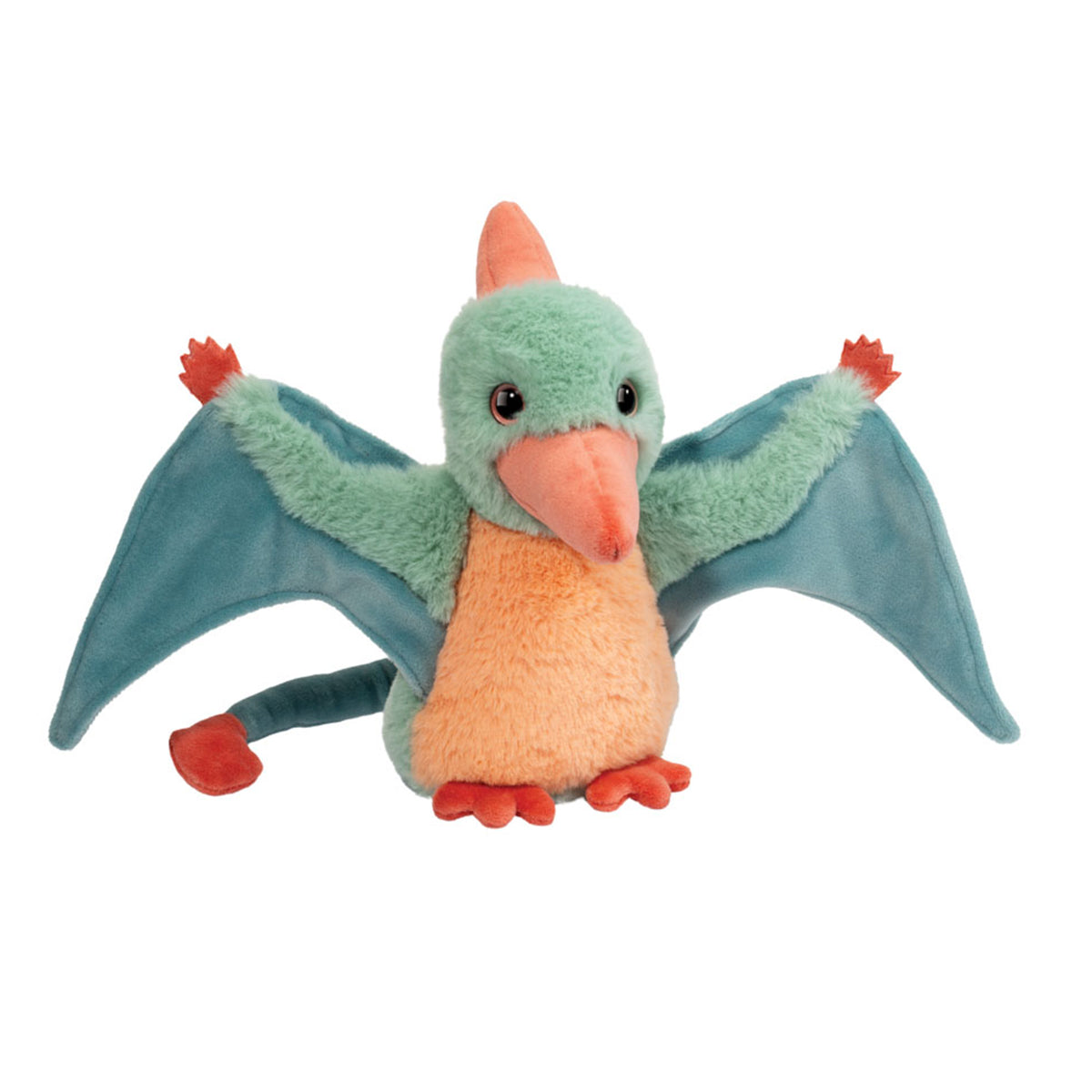 Soft Terrie Pterodactyl plush toy by Douglas Toys with detailed feathers and wings, perfect for cuddling and imaginative play.