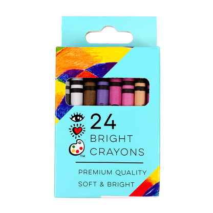 IHeartArt 24 Bright Crayons