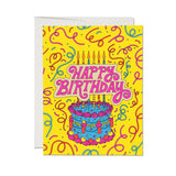Cake and Confetti Birthday Card - Toy Polloi