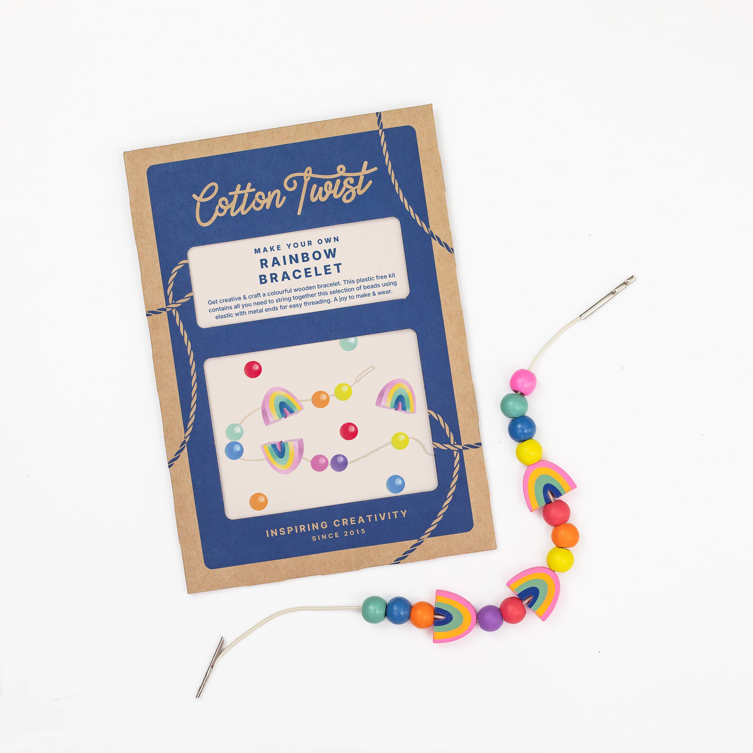 Rainbow Bracelet Beading Kit - Toy Polloi