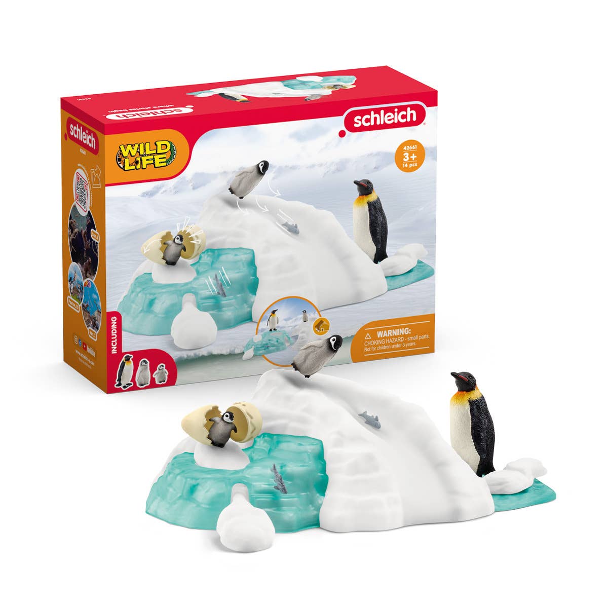 Schleich Penguin Ice Floe Playset - Toy Polloi