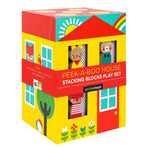 Peek-A-Boo House Stacking Blocks Play Set - Toy Polloi
