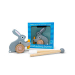 Bunny roll-along push toy - Toy Polloi