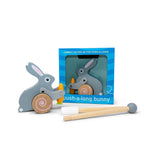 Bunny roll-along push toy - Toy Polloi