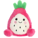 Pink Dragon Fruit Palm Pal plush toy from Palm Pals with soft fabric and vibrant pink color, ideal for cuddling and decorative display.