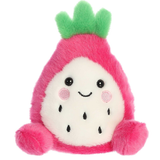 Pink Dragon Fruit Palm Pal plush toy from Palm Pals with soft fabric and vibrant pink color, ideal for cuddling and decorative display.