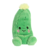 Colorful Cucumber Palm Pals plush toy from Palm Pals featuring a soft, cuddly cucumber character with embroidered facial features.