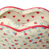 Floral Heart Crossbody Bag