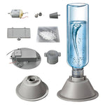 KidzLabs Tornado Maker STEAM toy by The Toy Network showing a clear plastic tornado chamber with swirling air simulation.