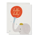 Little Elephant Baby Card - Toy Polloi