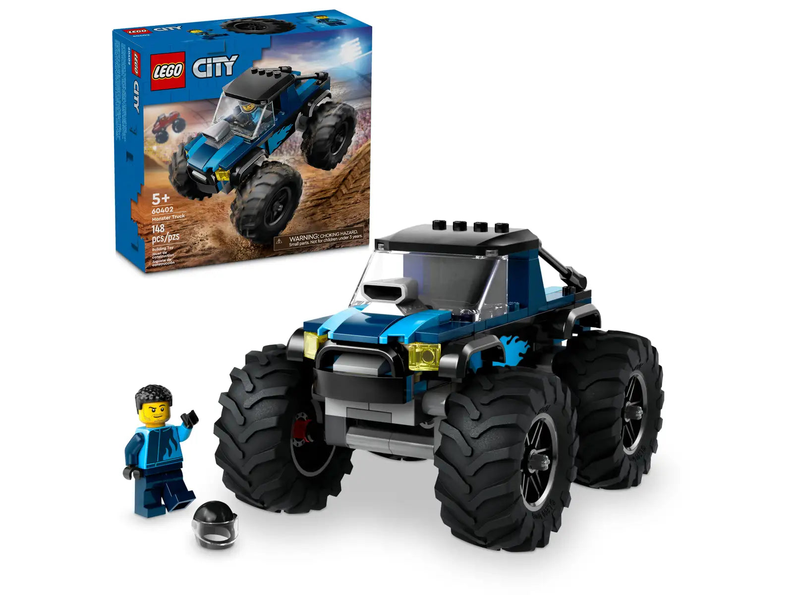 LEGO City Blue Monster Truck - Toy Polloi