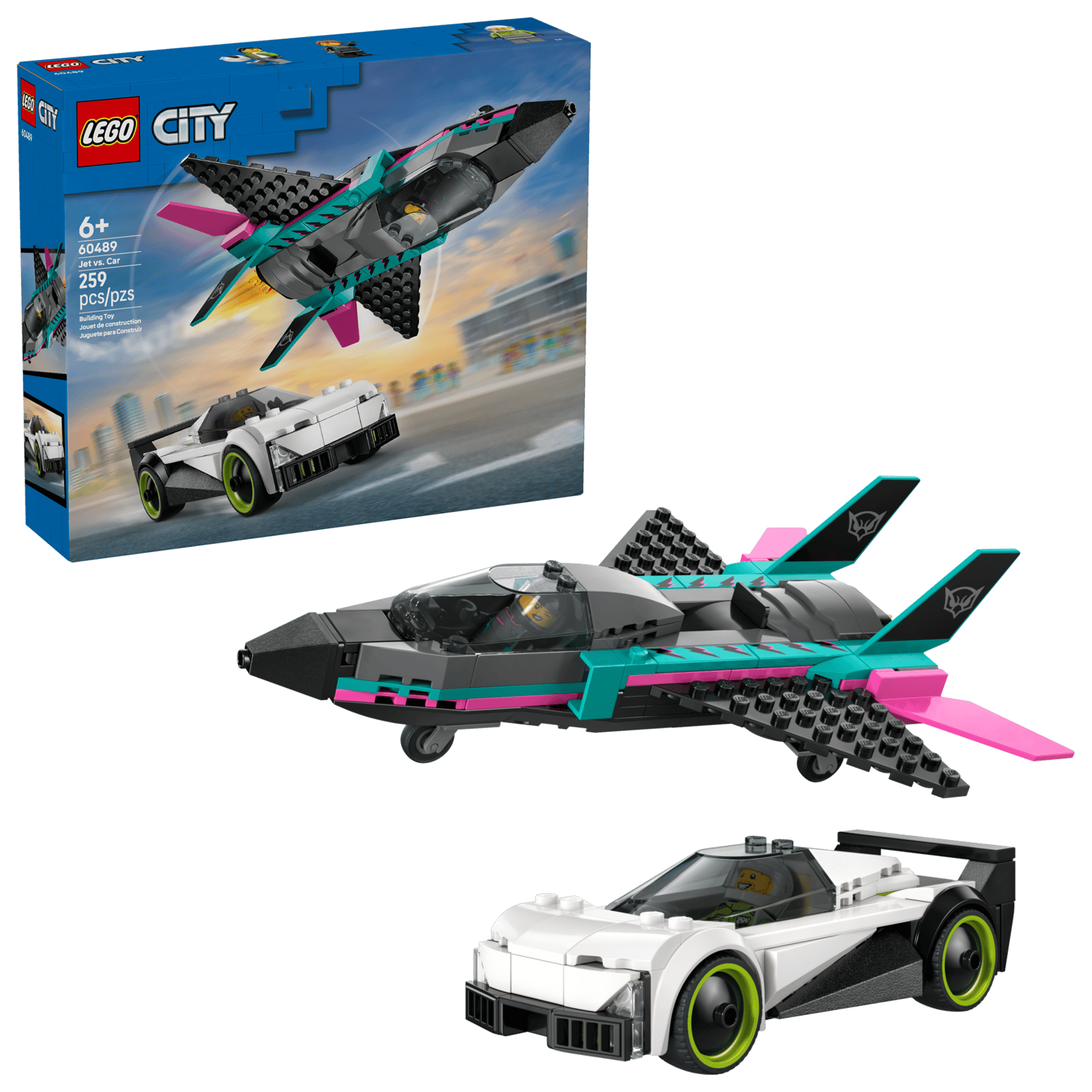 LEGO City Jet vs Car - Toy Polloi