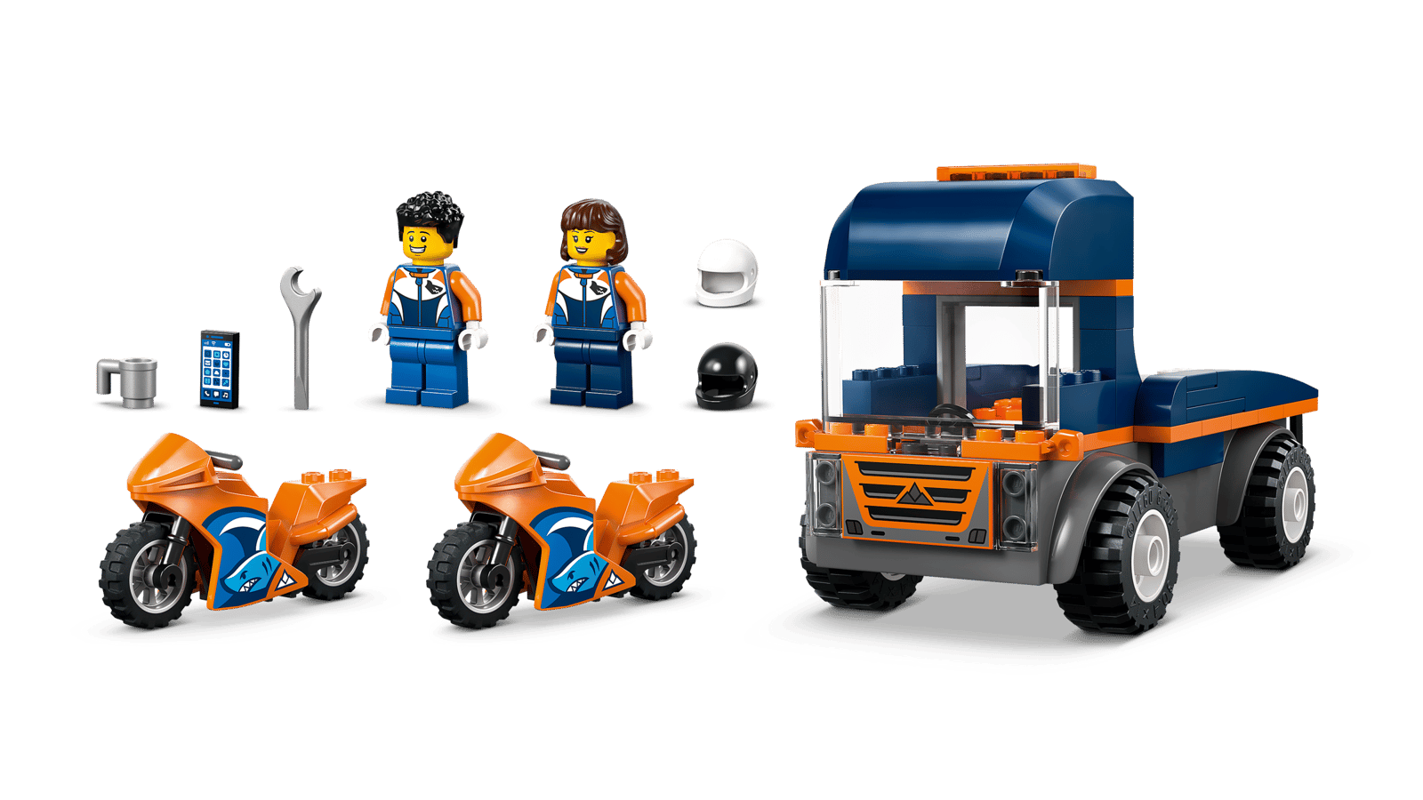 LEGO™ City Motorcycle Transporter Set