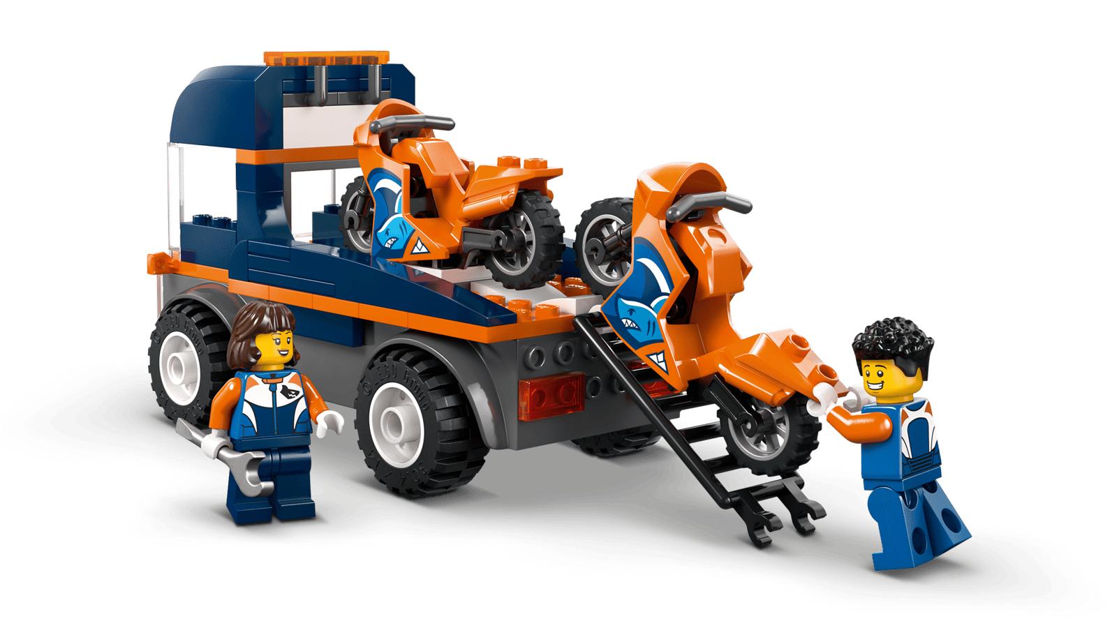 LEGO™ City Motorcycle Transporter Set