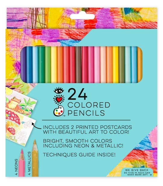 IHeartArt 24 Colored Pencils