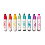 Jumbo Jots Dual Tip Unicorn Stamp Markers by OOLY, colorful arts and crafts markers with dual tips for creative stamping and drawing.