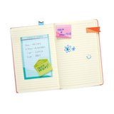 Set of colorful Side Notes Sticky Tabs for arts and crafts by OOLY, featuring various sizes and bright designs on paper.