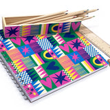 SNIFTY Square Artists Sketchbook for arts and crafts, featuring a hardcover cover and blank pages for drawing and sketching.