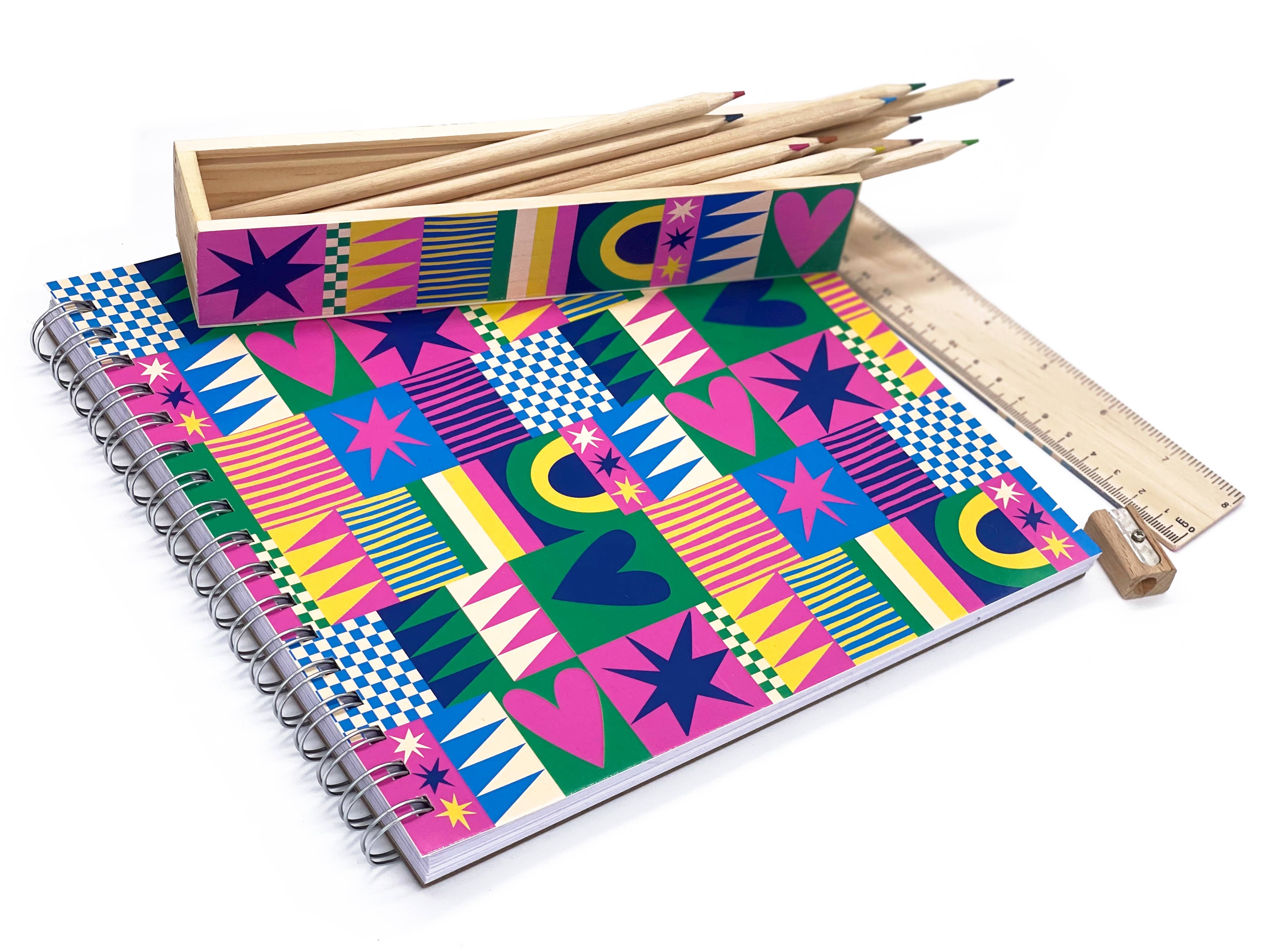 SNIFTY Square Artists Sketchbook for arts and crafts, featuring a hardcover cover and blank pages for drawing and sketching.