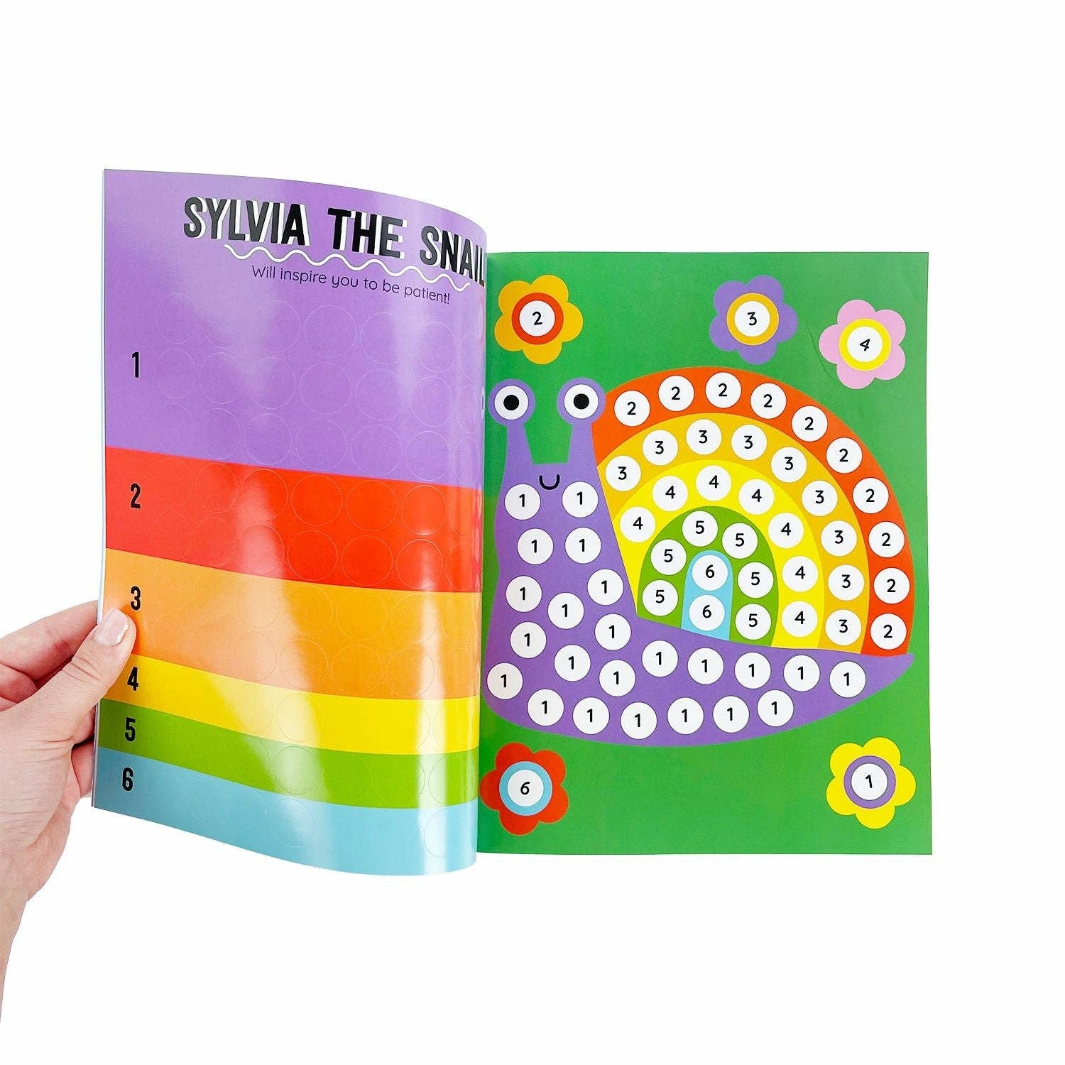 Color by Number Dot Sticker Book by Pipsticks featuring colorful sticker pages and numbered dot stickers for creative fun.