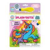 Bright Stripes Magic Unicorn Coloring Pad for arts and crafts, featuring colorful unicorn illustrations for kids' creative activities.