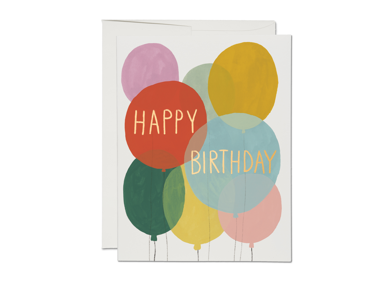 Birthday Balloons Birthday Card - Toy Polloi