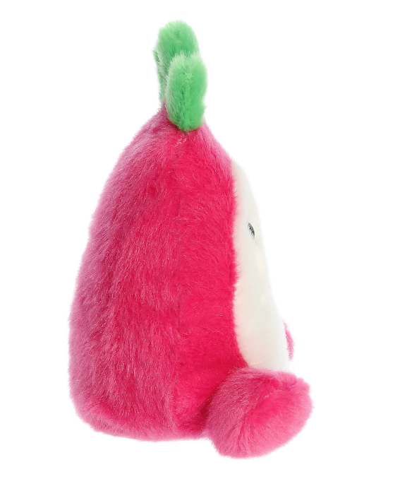 Pink Dragon Fruit Palm Pal plush toy from Palm Pals, soft and colorful with a dragon fruit design and a friendly, cuddly appearance.