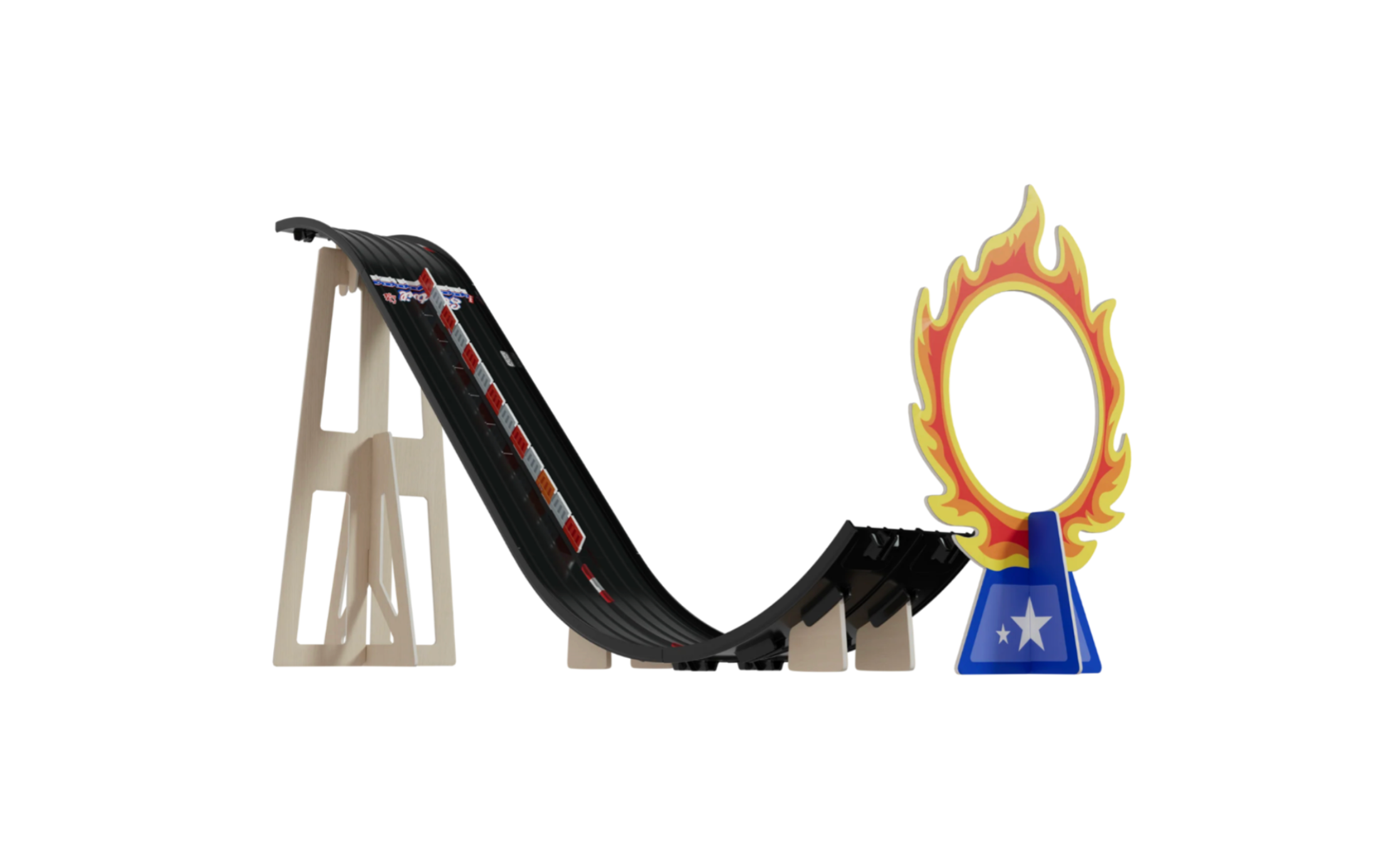 CandyLab Roadworks Stunt Jump Set - Toy Polloi