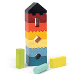 Wooden Colorful Stacking Tower