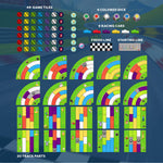 HABA Monza Racing Game with colorful race track and cars, suitable for children and family fun.