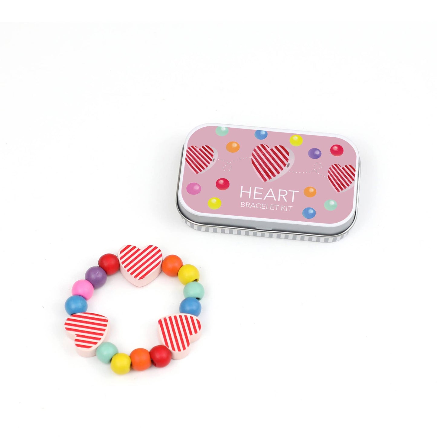 Heart Bracelet Bead Kit - Toy Polloi