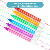Dual-Tip Roller Stamp Pens