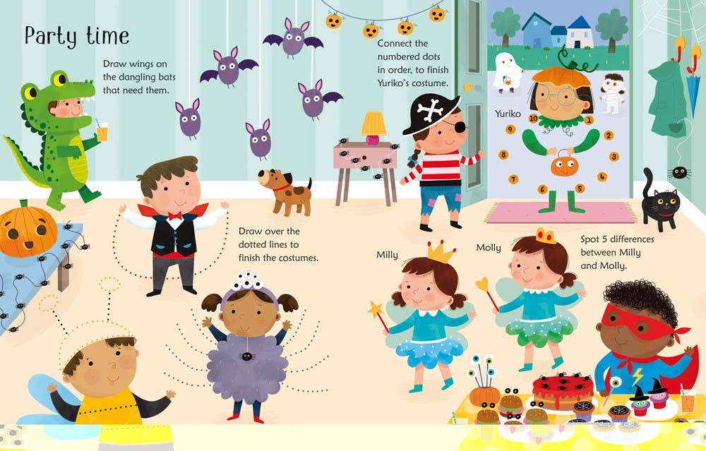 Wipe-Clean Halloween Activities