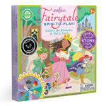eeBoo Fairytale Spinner Game with colorful illustrated game board and spinner, designed for children’s storytelling and imaginative play