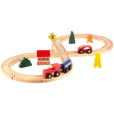Figure Eight Wooden Train Set