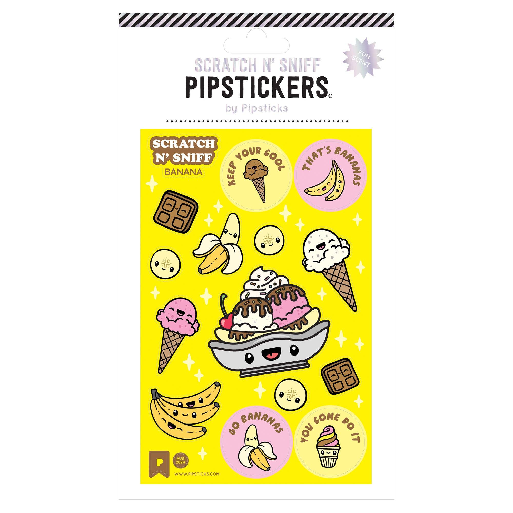 Pipsticks Split Decision Scratch 'n Sniff Stickers - Toy Polloi