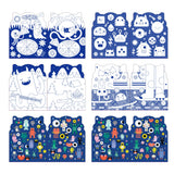 Monsters Coloring Book With Stickers
