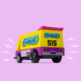 Candylab Toys Speed Vandal TOONS™ car, a colorful toy car for kids, featuring a sleek design and vibrant details.