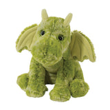 Green dragon plush toy from Douglas Toys featuring soft fabric and detailed scales, perfect for kids and collectors.