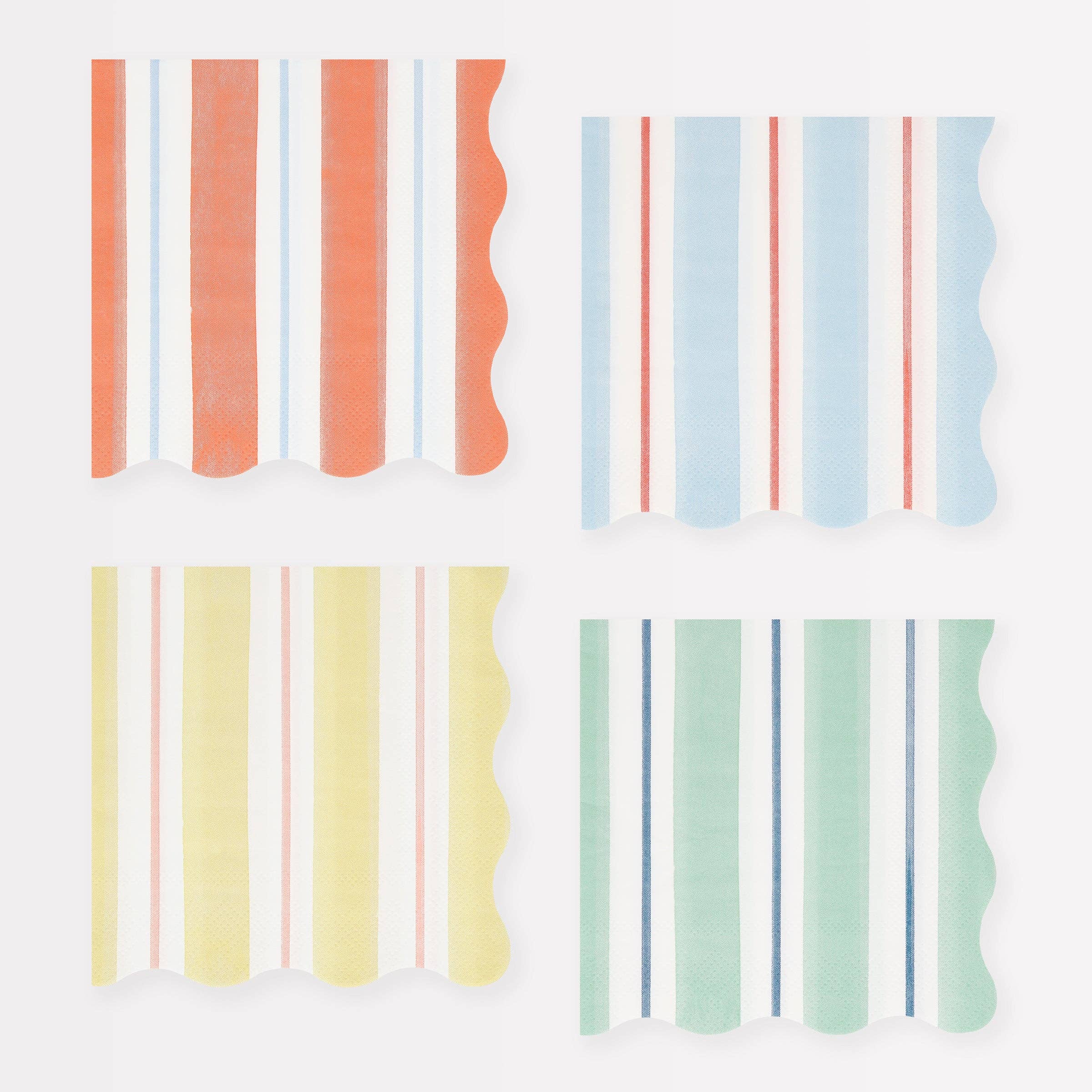 Preppy Stripe Small Napkins - Toy Polloi