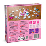 HABA USA Unicorn Glitterluck Cloud stacking game with colorful cloud pieces and a whimsical unicorn theme for kids.