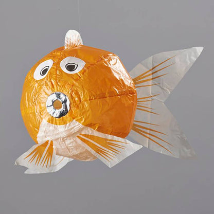 Goldfish Paper Balloon inflated