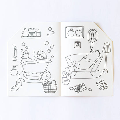 Jumbo House Paper Coloring Book - Toy Polloi